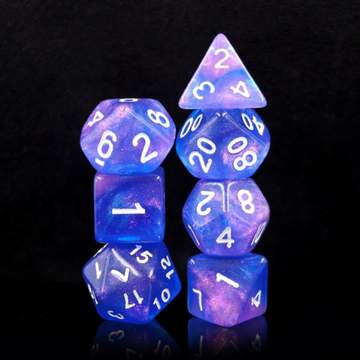 Foam Brain: Sapphire Phantom RPG Dice Set